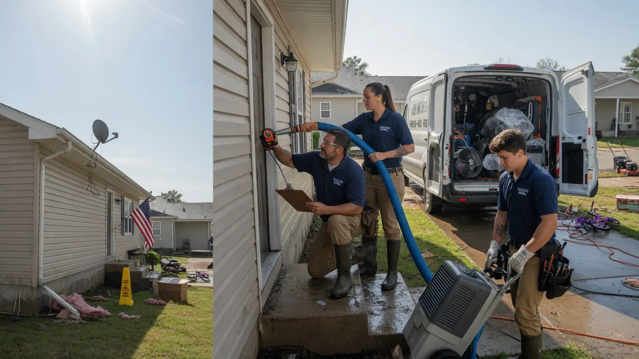 Ceiling Water Damage Restoration in Kosse, TX near me